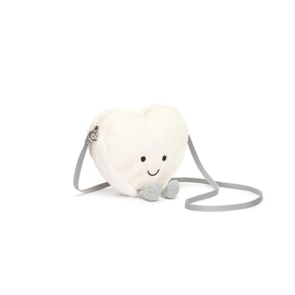 Amuseables Cream Heart Bag