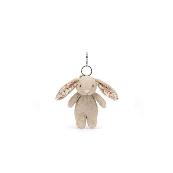 Blossom Beige Bunny Bag Charm